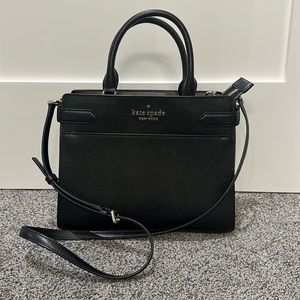 EUC Kate Spade Medium Staci Bag - Black